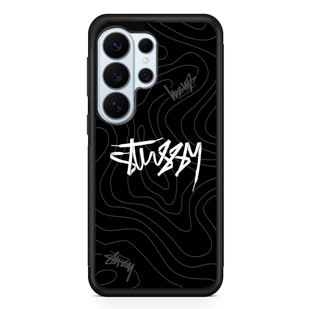 Stussy Black Vibes Samsung Galaxy S26 Ultra Case | Slim Rubber Case for Samsung Galaxy S26 Ultra