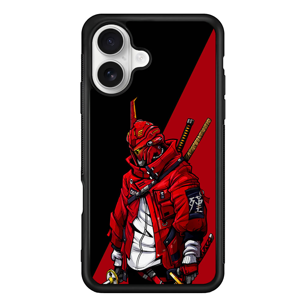 Sinanju The Gundam Hypebeast iPhone 16 Plus Case | Durable Protective Rubber Cover