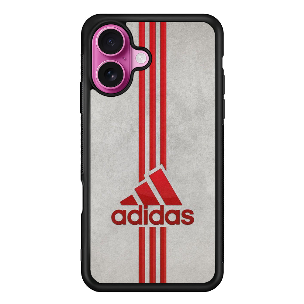 Adidas Blood Line iPhone 17 Case - Slim Rubber Case for iPhone 17