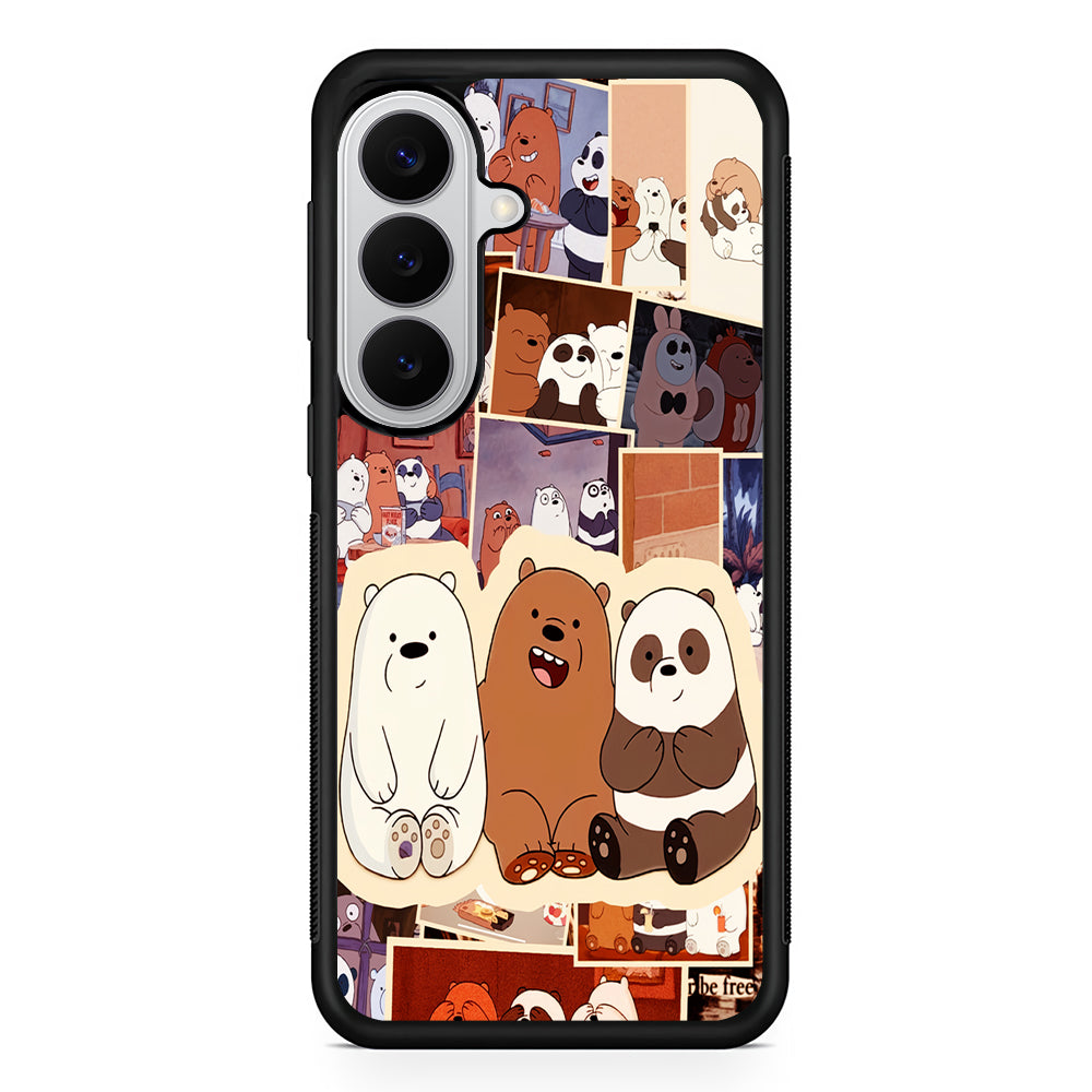 We Bare BearsAaesthetic Samsung Galaxy S26 Case | Protective Rubber Cover
