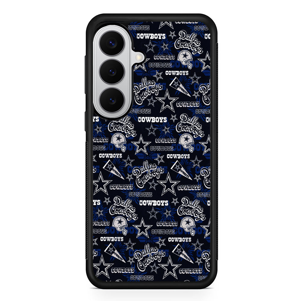 Dallas Cowboys Pattern Samsung Galaxy S26 Case | Protective Rubber Cover
