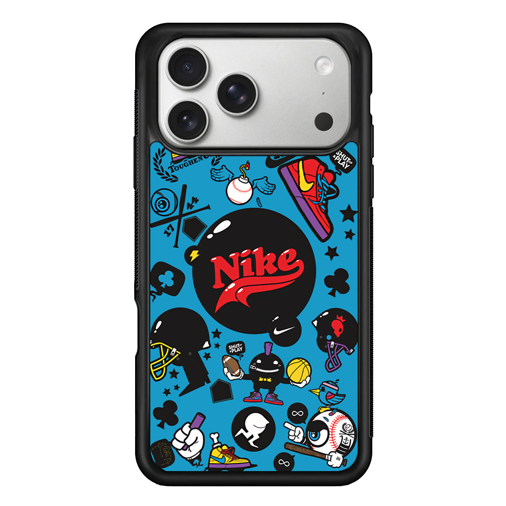 Nike Assembly of Struggle iPhone 17 Pro Case | Slim Protective Case for iPhone 17 Pro