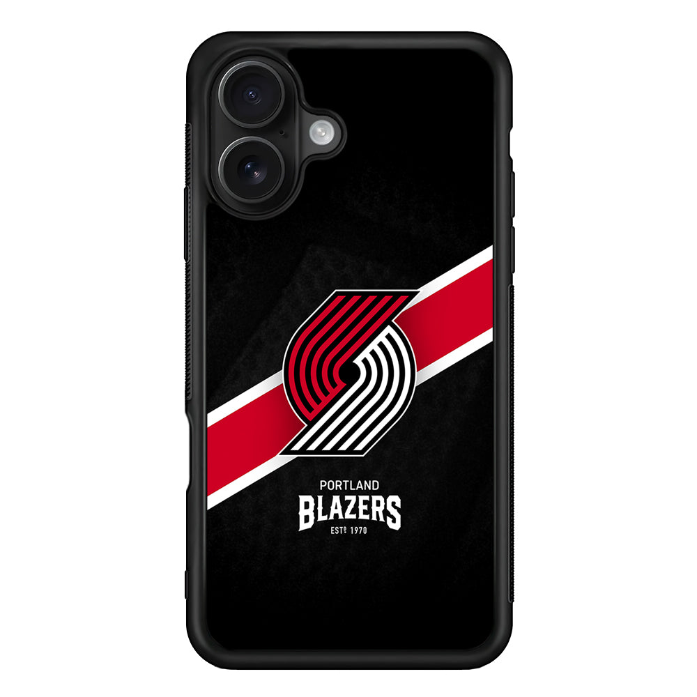 Portland Trail Blazers Logo iPhone 16 Case - Oxvistore