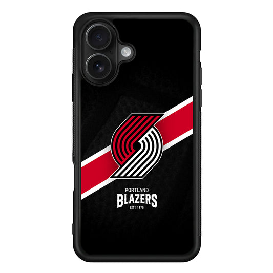Portland Trail Blazers Logo iPhone 16 Case - Oxvistore