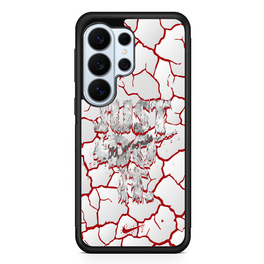 Nike On The Red Crack Samsung Galaxy S26 Ultra Case | Protective Phone Cover