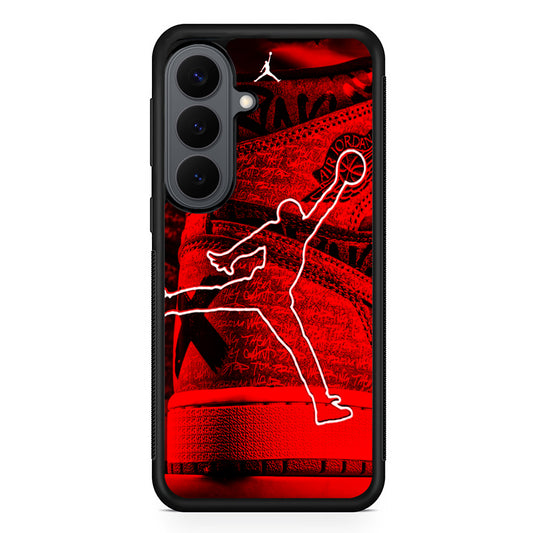 Air Jordan Red Shoes Samsung Galaxy S26 Plus Case | Durable Samsung Galaxy S26 Plus Cover