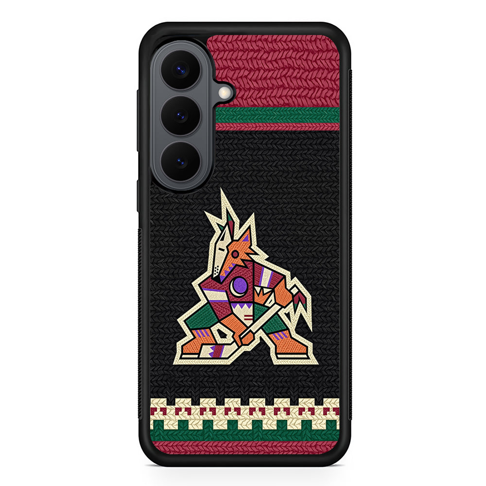 Arizona Coyotes Pattern Samsung Galaxy S26 Plus Case | Slim Rubber Case for Samsung Galaxy S26 Plus