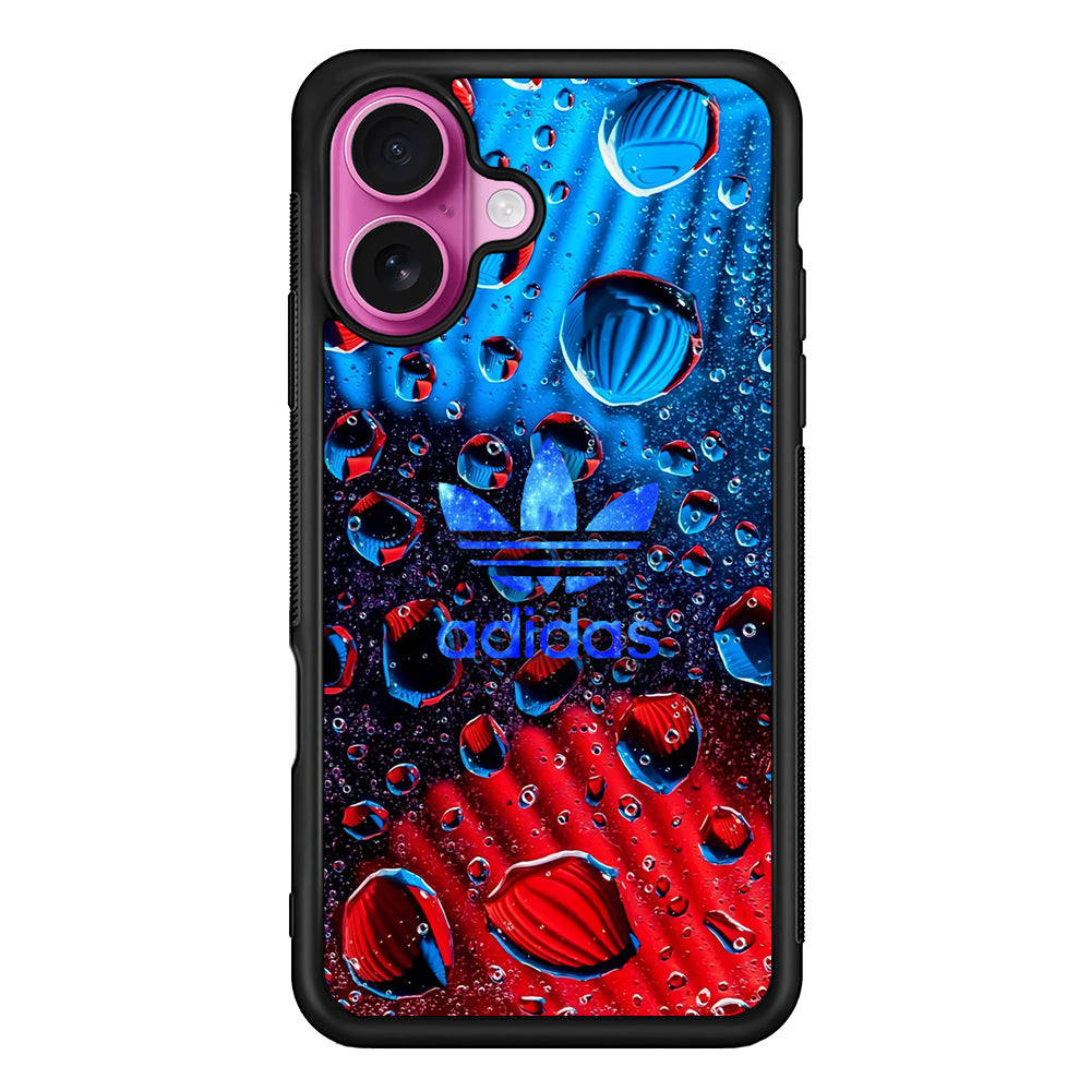 Adidas Red Haze iPhone 17 Case - Slim Rubber Case for iPhone 17