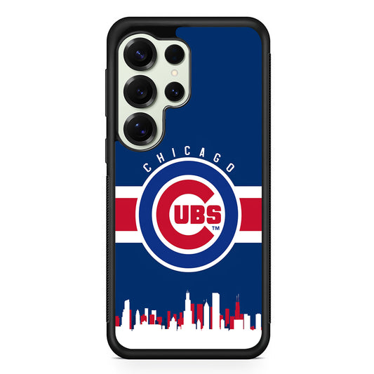 Chicago Cubs Logo Samsung Galaxy S25 Ultra Case | Durable Rubber Case for Samsung Galaxy S25 Ultra
