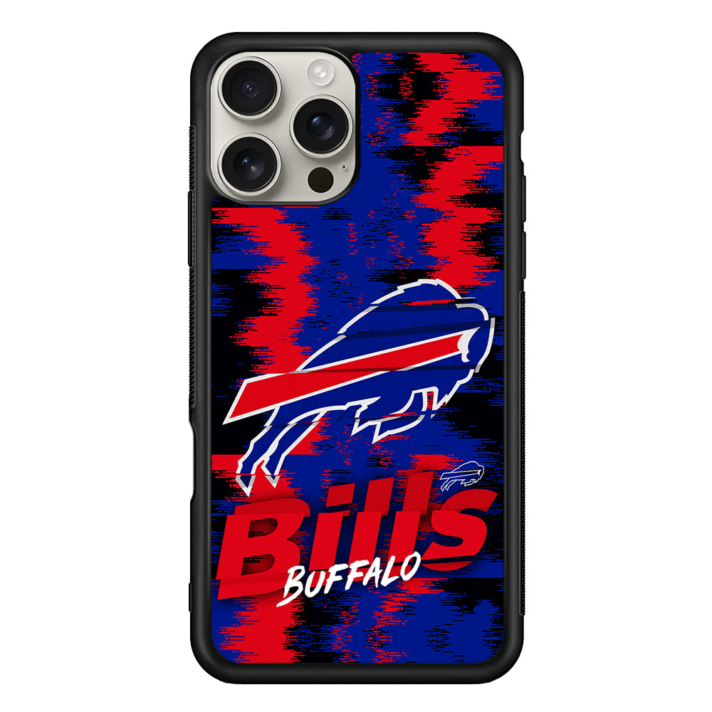 Buffalo Bills Abstract Color iPhone 16 Pro Max Case | Stylish Protective Case for iPhone 16 Pro Max