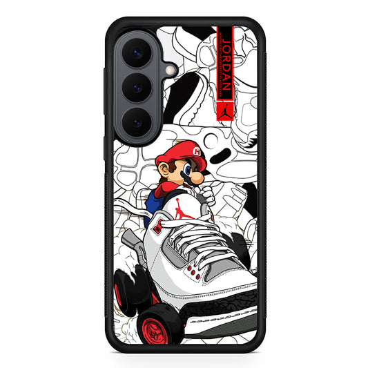 Air Jordan Mario Ride The Shoes Samsung Galaxy S26 Plus Case | Durable Samsung Galaxy S26 Plus Cover