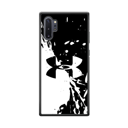 Under Armour Black White Samsung Galaxy Note 10 Plus Case | Slim Rubber Case for Samsung Galaxy Note 10 Plus