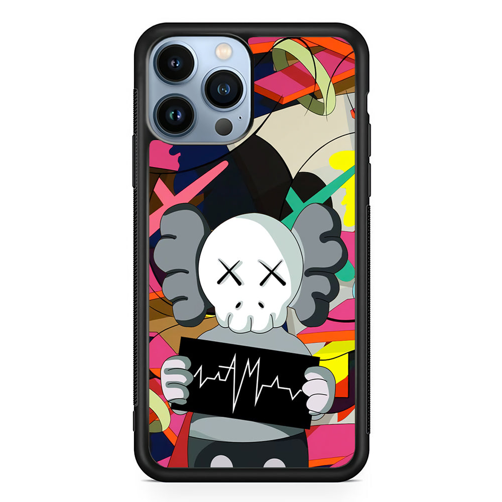 Kaws Signature to The World 2D Rubber Phone Case | Durable Phone Case