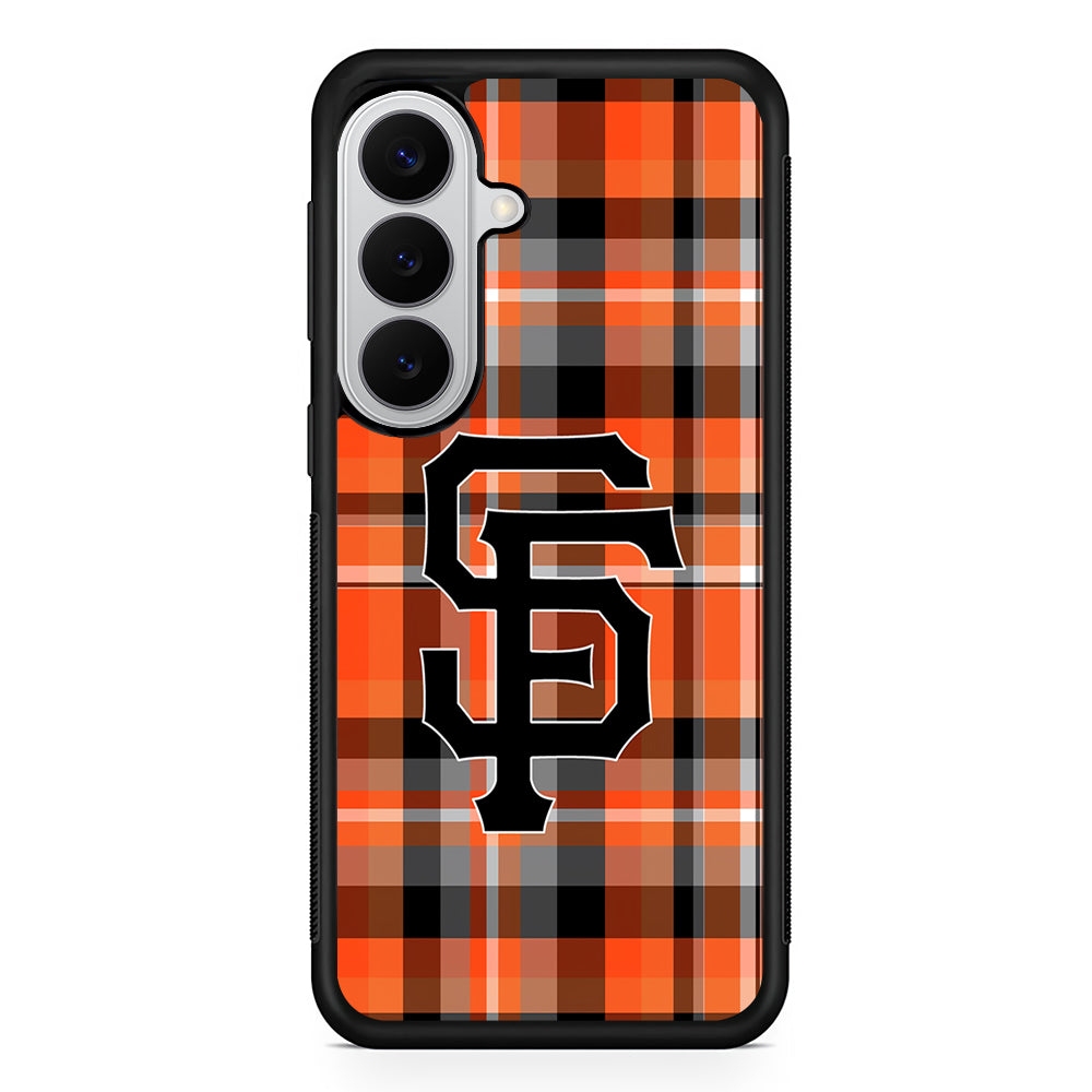 San Francisco Giants Pattern Samsung Galaxy S26 Case | Protective Rubber Cover