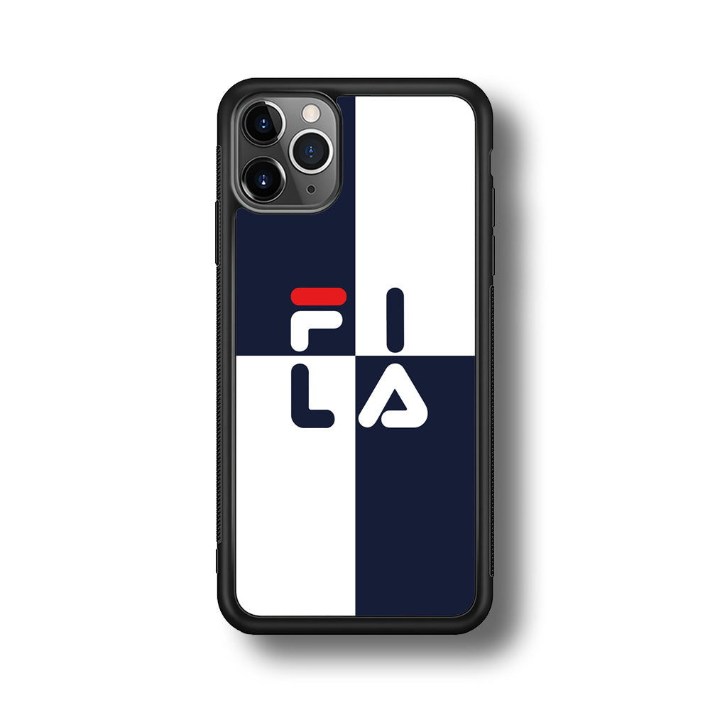 Fila Box Word iPhone 11 Pro Max Case | Slim Rubber Case for iPhone 11 Pro Max