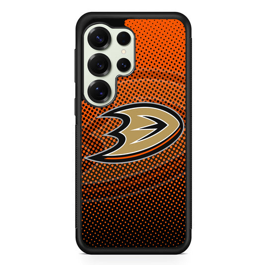 Anaheim Ducks Dot Samsung Galaxy S25 Ultra Case | Durable Rubber Case for Samsung Galaxy S25 Ultra