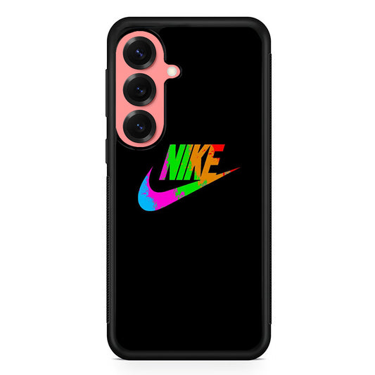 Nike Word Rainbow Samsung Galaxy S25 Case | Slim Protective Cover for Samsung Galaxy S25