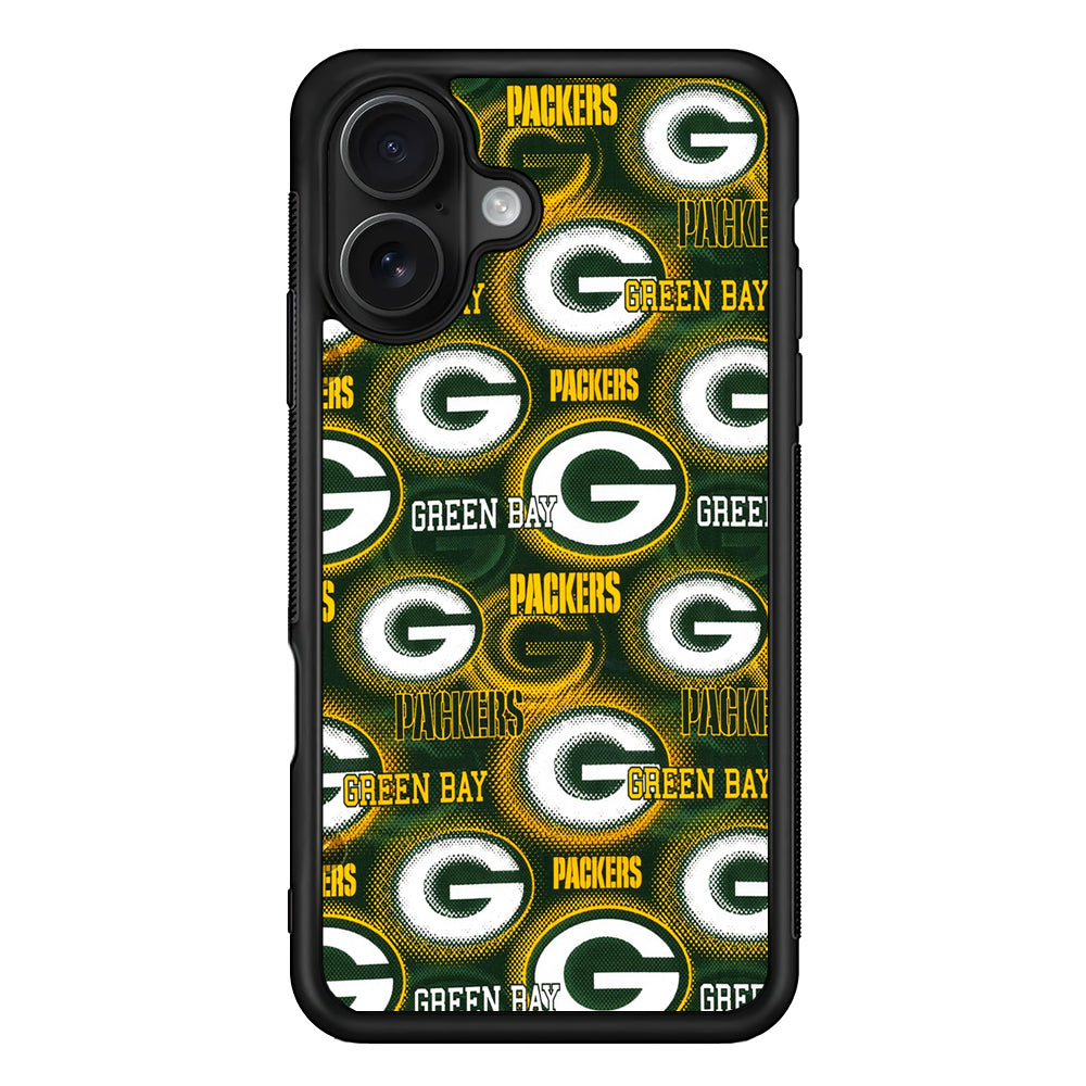 Green Bay Packers Pattern iPhone 16 Case - Oxvistore