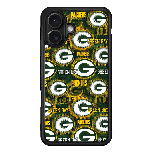 Green Bay Packers Pattern iPhone 16 Case - Oxvistore