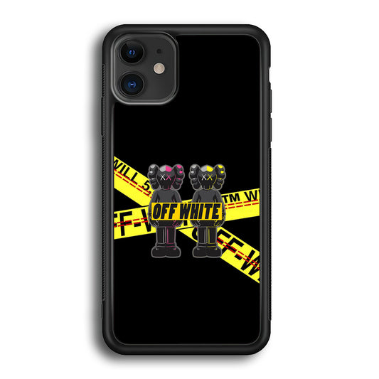 Kaws Twin Off White iPhone 12 Case | Slim Rubber Case for iPhone 12