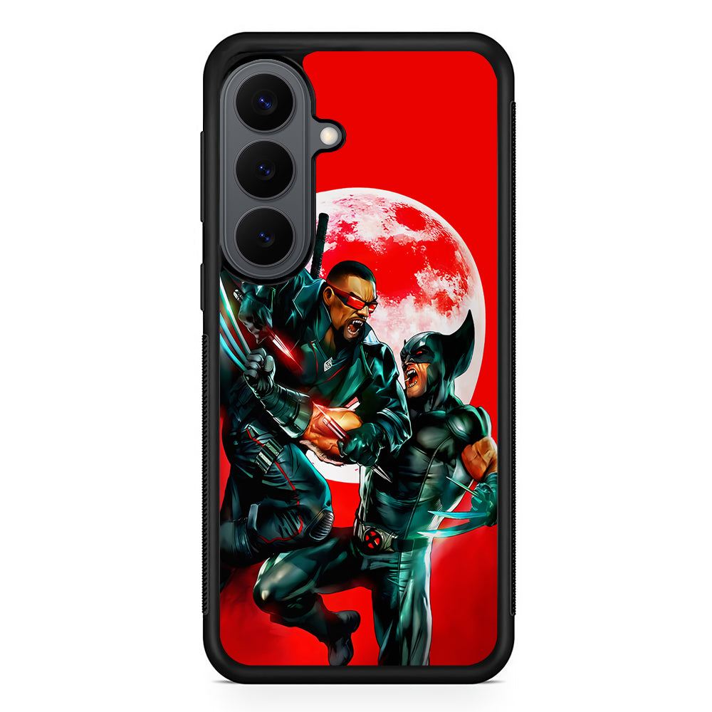 Blade Vampire VS Wolverine Samsung Galaxy S26 Plus Case | Slim Rubber Case for Samsung Galaxy S26 Plus