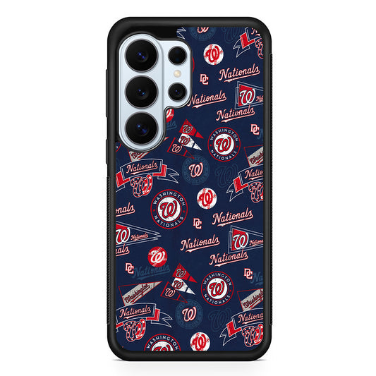 Washington Nationals Pattern Samsung Galaxy S26 Ultra Case | Protective Phone Cover
