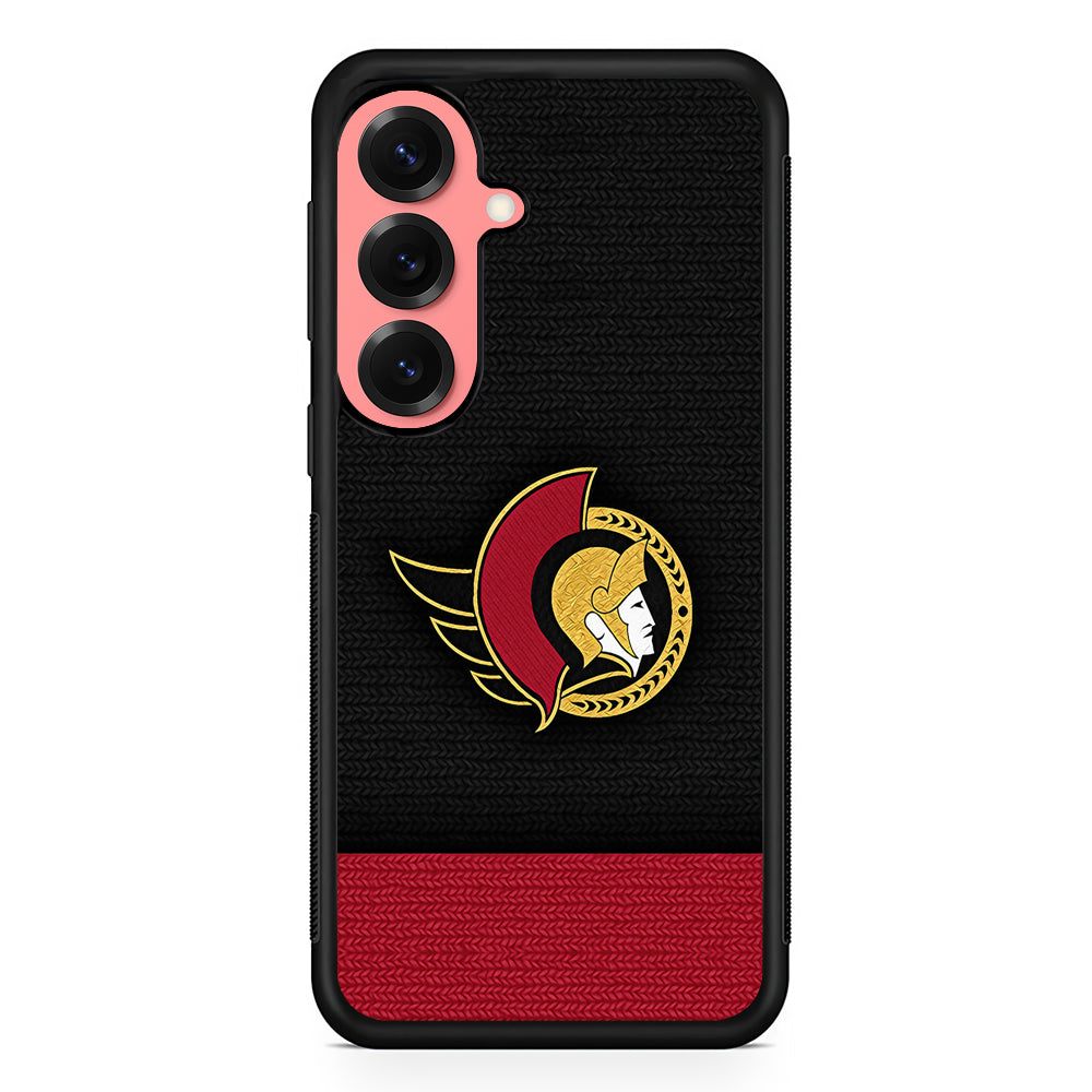 Ottawa Senators Pattern Samsung Galaxy S25 Case | Protective Case for Samsung Galaxy S25