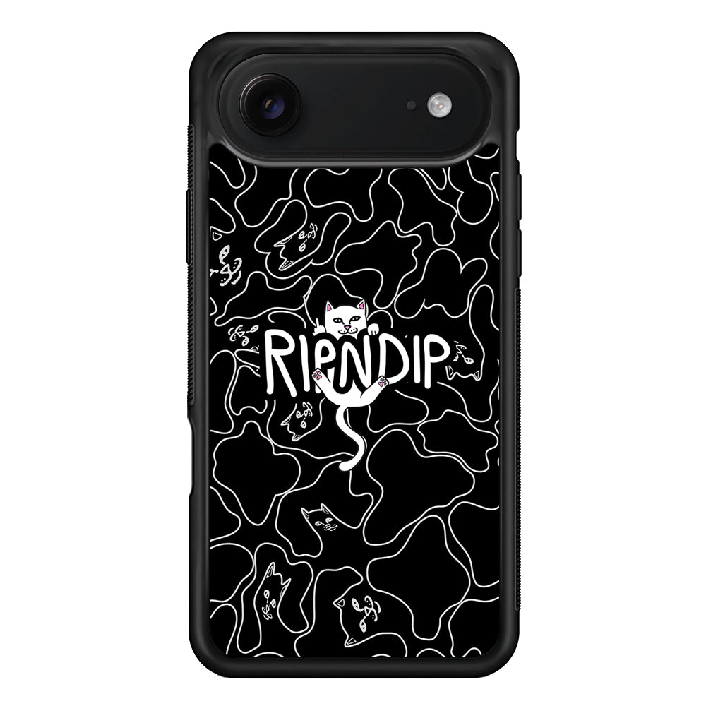 Rip N Dip Black Camo iPhone 17 Air Case | Slim Rubber Case for iPhone 17 Air