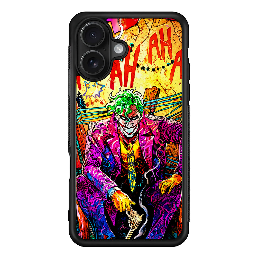 Joker Comics Colorful iPhone 16 Case - Oxvistore