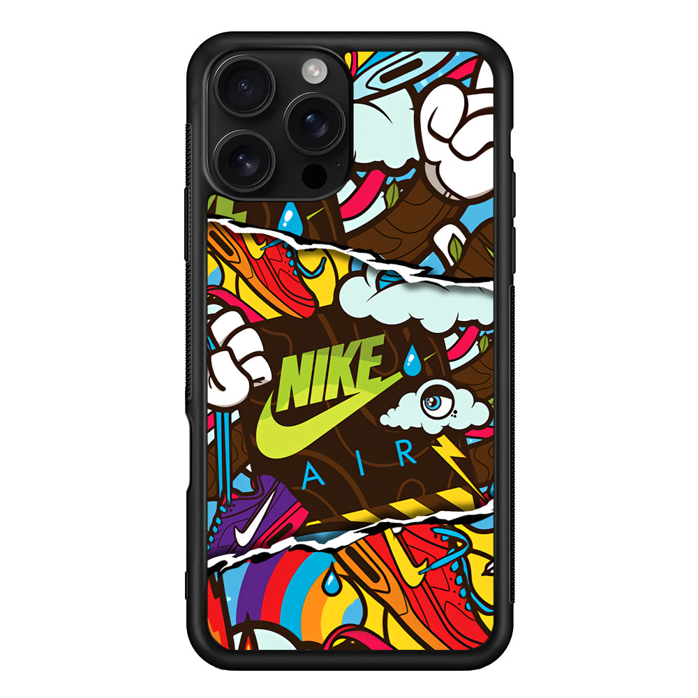 Nike Colorful Imagination iPhone 16 Pro Case - Stylish Protective Cover for iPhone 16 Pro
