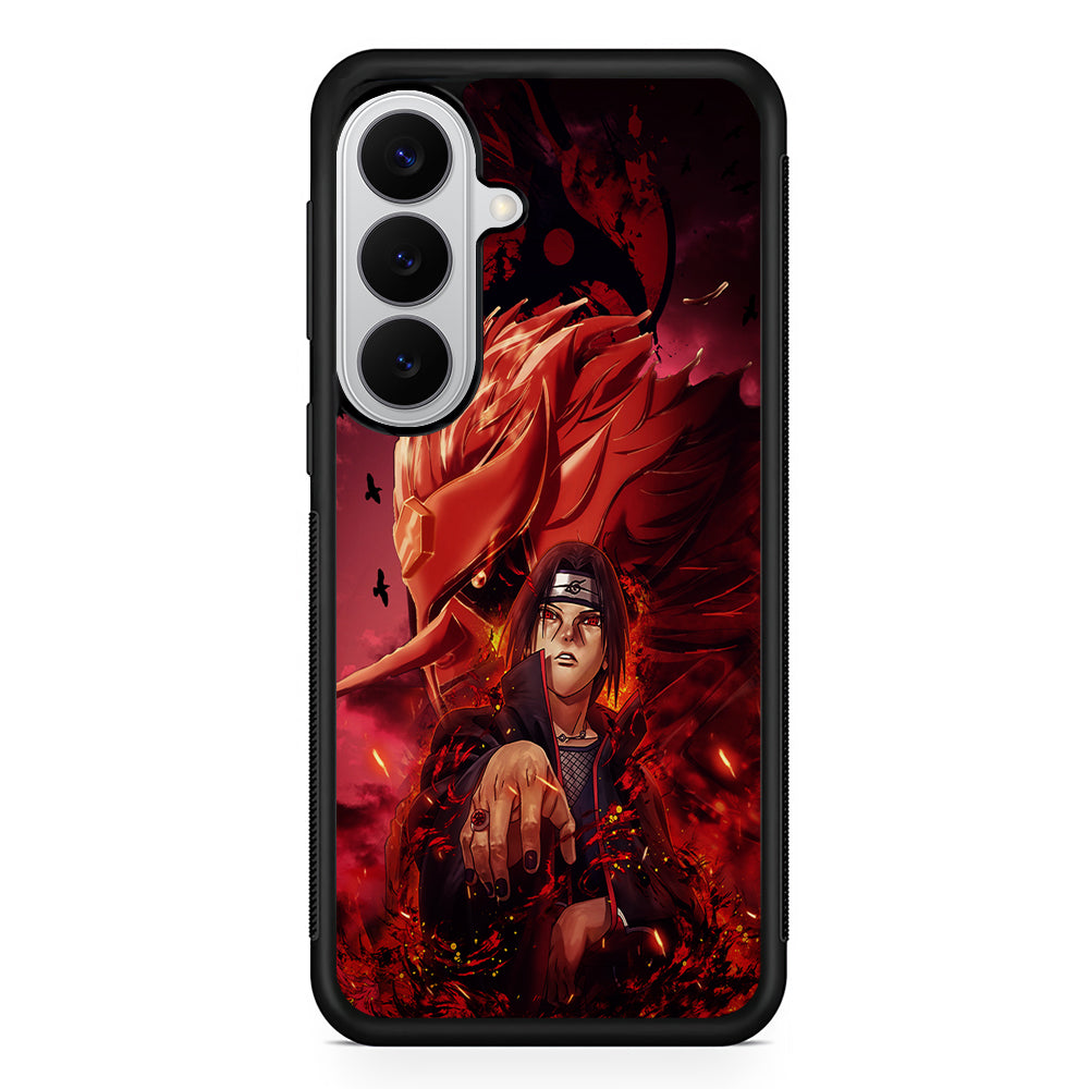 Naruto Itachi of The Sharingan Susanoo Samsung Galaxy S26 Case | Protective Rubber Cover