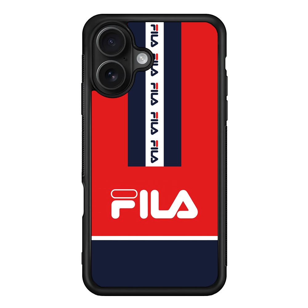 Fila Suit of Identity iPhone 16 Case | Slim Rubber Case for iPhone 16