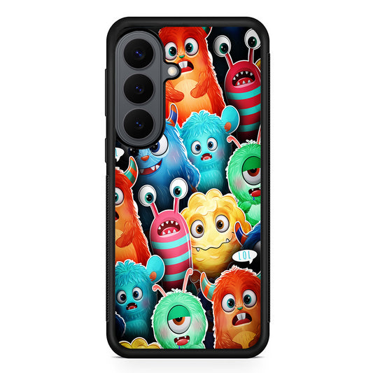 Cute Monsters Aesthetic Samsung Galaxy S26 Plus Case | Slim Rubber Case for Samsung Galaxy S26 Plus