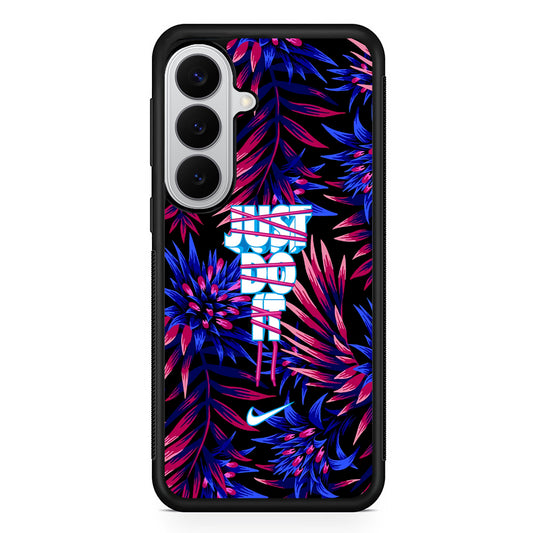 Nike Neon Glow Watchword Samsung Galaxy S26 Case | Slim Samsung Galaxy S26 Rubber Case