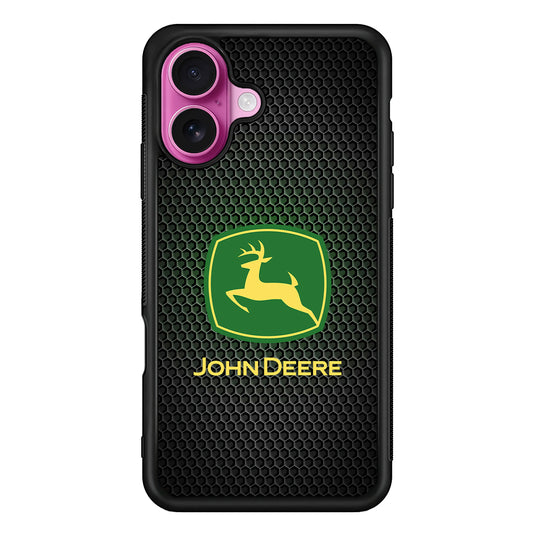 John Deere Fiber Illusion iPhone 17 Case | Slim Rubber Case for iPhone 17