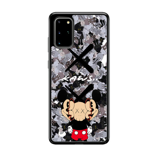 Kaws and Mickey Mask Samsung Galaxy S20 Plus Case | Slim Rubber Case for Samsung Galaxy S20 Plus