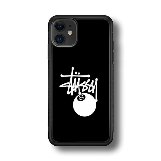 Stussy 8 Pool Ball iPhone 11 Case | Slim Rubber Case for iPhone 11