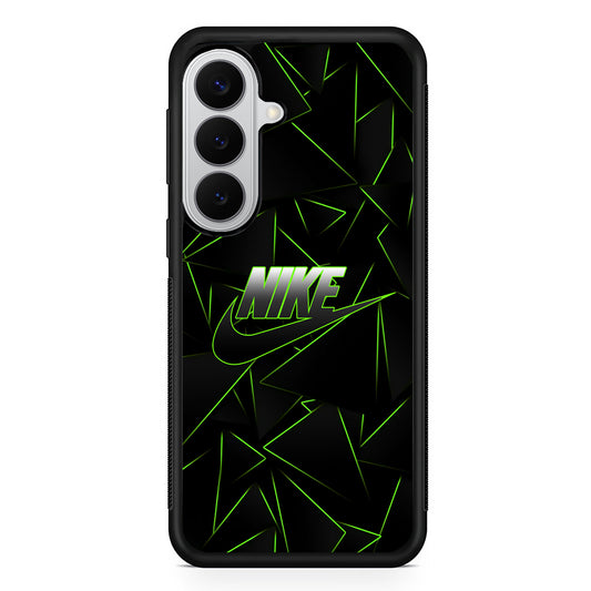 Nike Green Laser Point Samsung Galaxy S26 Case | Slim Samsung Galaxy S26 Rubber Case