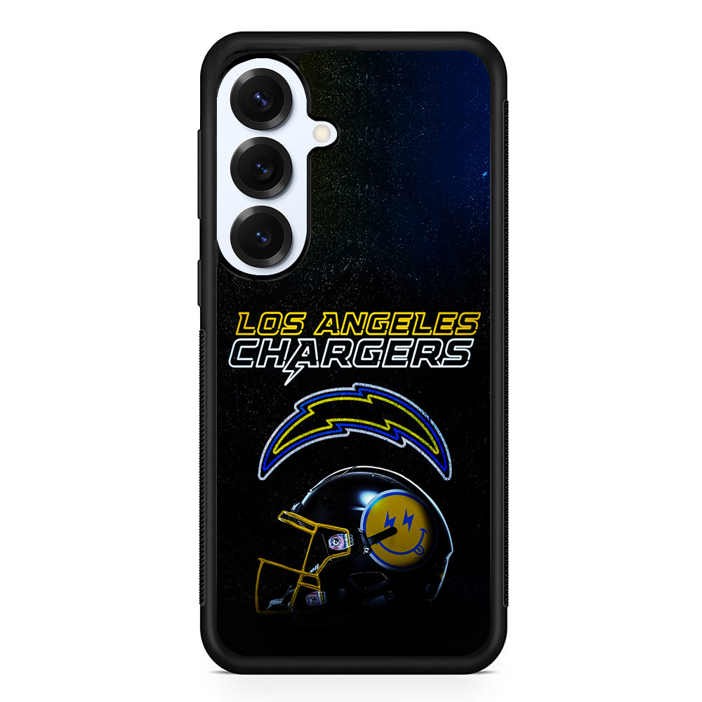 Los Angeles Chargers Helmet Samsung Galaxy S25 Plus Case | Slim Rubber Cover for Samsung Galaxy S25 Plus