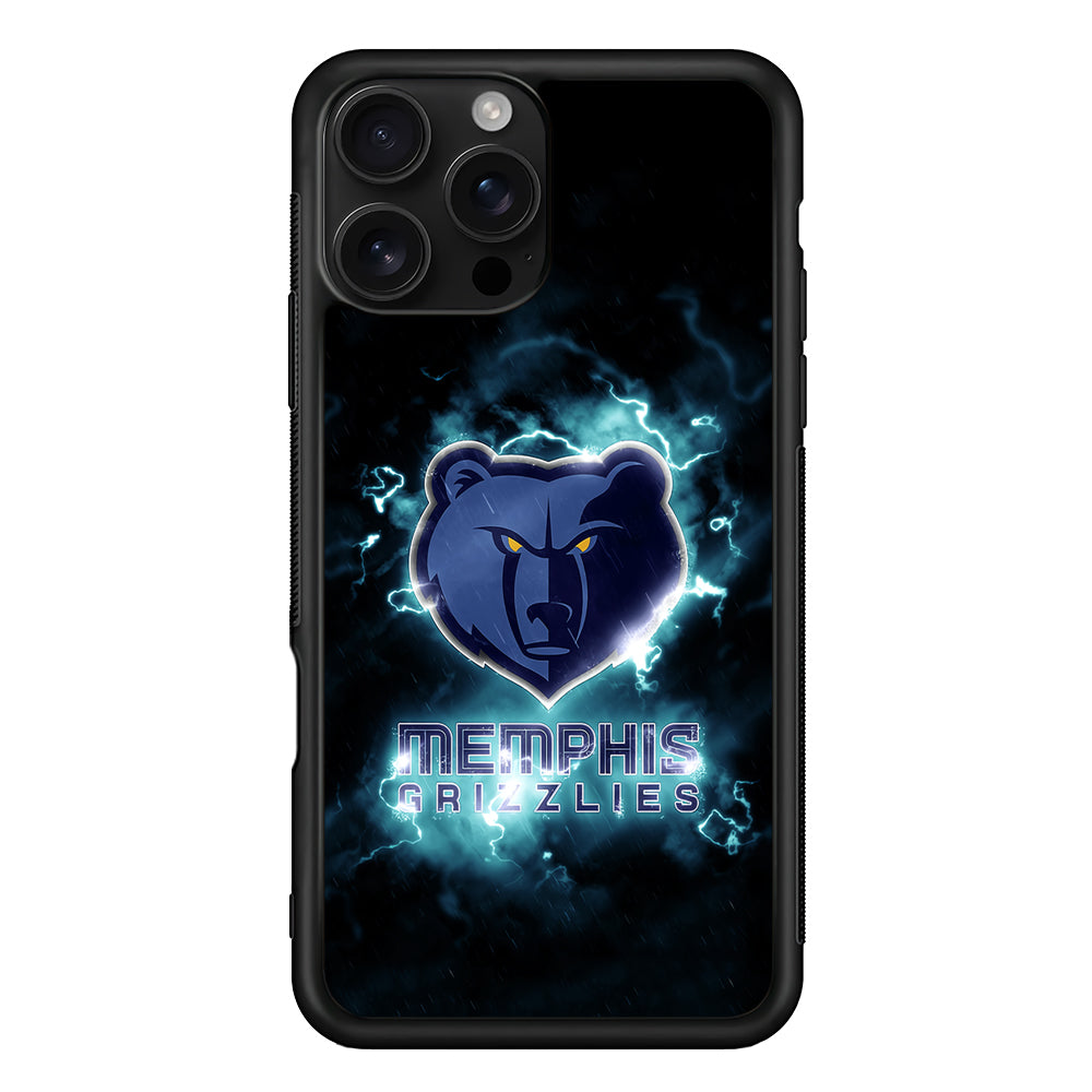 Memphis Grizzlies Lightning iPhone 16 Pro Case | Durable Protective Case for iPhone 16 Pro