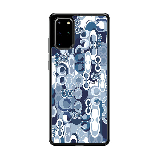 Coach Blue Samsung Galaxy S20 Plus Case | Slim Rubber Case for Samsung Galaxy S20 Plus