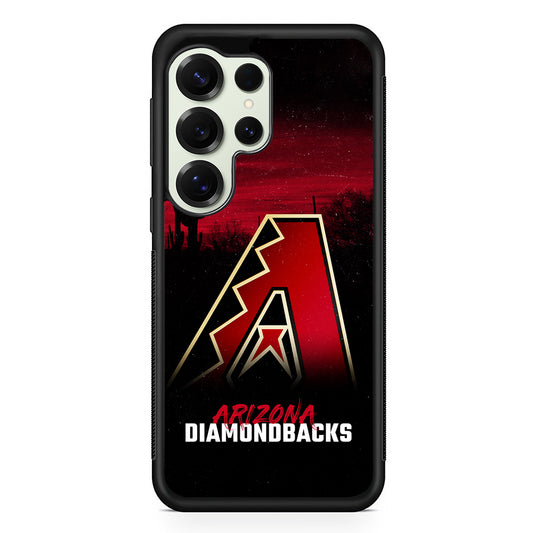 Arizona Diamondbacks Logo Samsung Galaxy S25 Ultra Case | Durable Rubber Case for Samsung Galaxy S25 Ultra