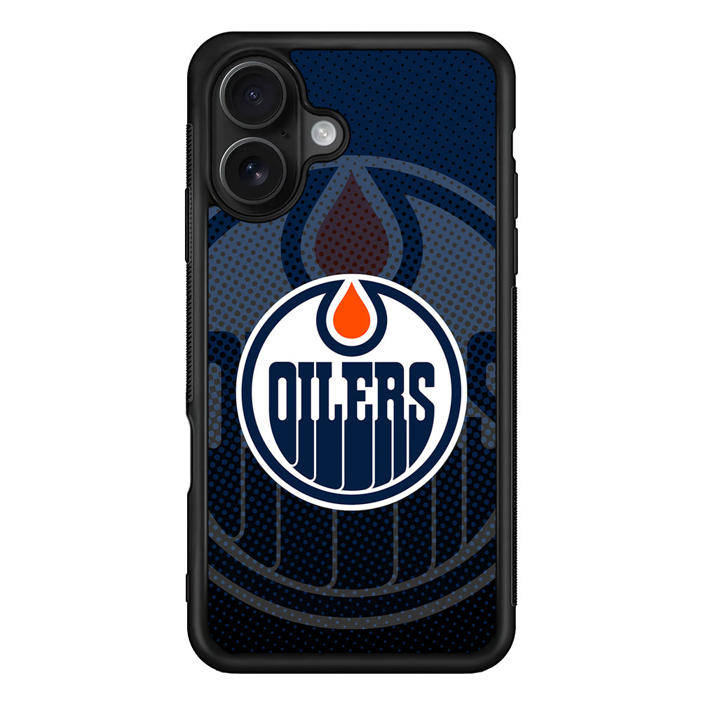 Edmonton Oilers Dot iPhone 16 Case - Oxvistore