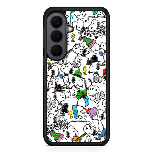 Collection of Snoopy Activities Samsung Galaxy S26 Plus Case | Slim Rubber Case for Samsung Galaxy S26 Plus