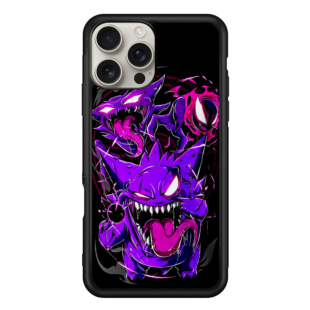 Pokemon Gengar Haunter Gatsly iPhone 16 Pro Max Case | Stylish Protective Case for iPhone 16 Pro Max