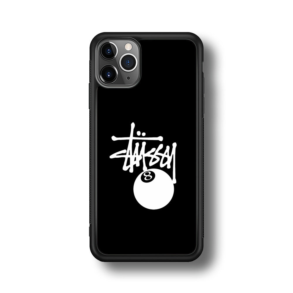 Stussy 8 Pool Ball iPhone 11 Pro Case | Slim Rubber Case for iPhone 11 Pro