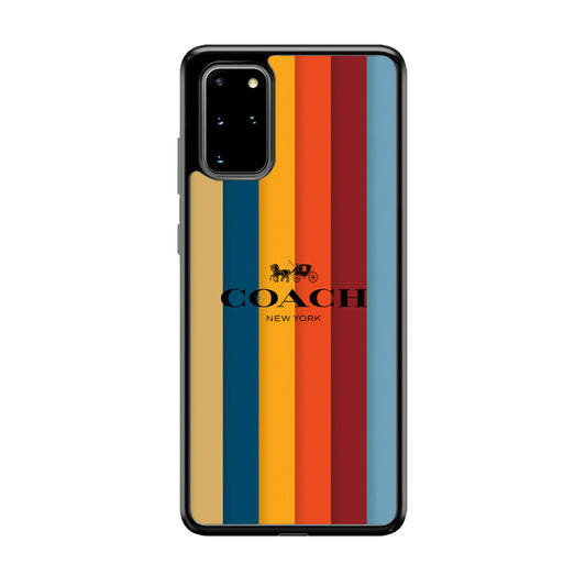 Coach Vertical Colorfull Samsung Galaxy S20 Plus Case | Slim Rubber Case for Samsung Galaxy S20 Plus