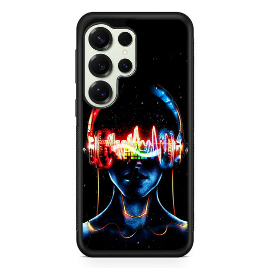 DJ Women Digital Music Art Samsung Galaxy S25 Ultra Case | Durable Rubber Case for Samsung Galaxy S25 Ultra