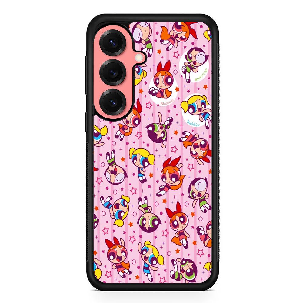 The Powerpuff Girls Cute Pattern Samsung Galaxy S25 Case | Protective Case for Samsung Galaxy S25