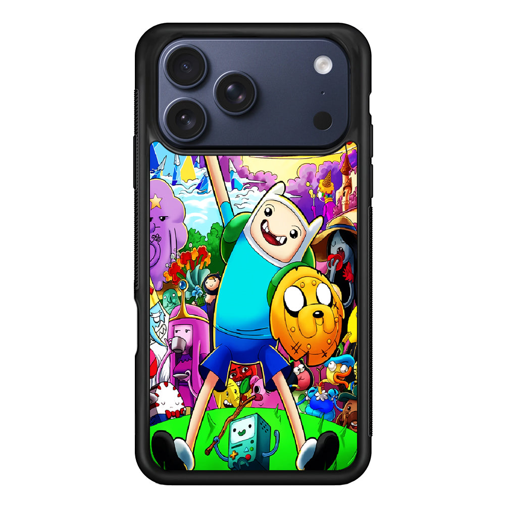 Adventure Time Poster Colorfull iPhone 17 Pro Max Case | Slim Protective Cover for iPhone 17 Pro Max